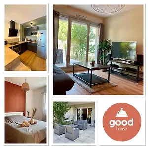 L'ovalie T2 Climatise Et Jardin Appartement